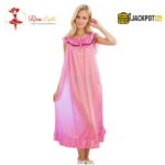 Soft Satin Silk Nightgown – Elegant Summer Sleepwear