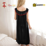 Soft Satin Silk Nightgown – Elegant Summer Sleepwear - Image 9