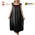 Soft Satin Silk Nightgown – Elegant Summer Sleepwear - Image 11