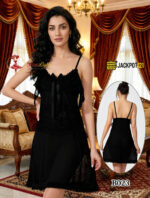 Elegant Lace Babydoll Nightdress – Sheer Soft Lingerie Dress - Image 5