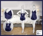 2 Piece Inner Top & Short Silk Cami Set – Bridal Nightwear Collection - Image 2