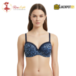 Diana Rose Leopard Print Demi Cup Push-Up Bra - Image 7