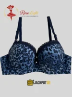 Diana Rose Leopard Print Demi Cup Push-Up Bra - Image 8