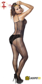 Cloud Soft Mesh Elegance Bodysuit – Full Body Stockings - Image 3