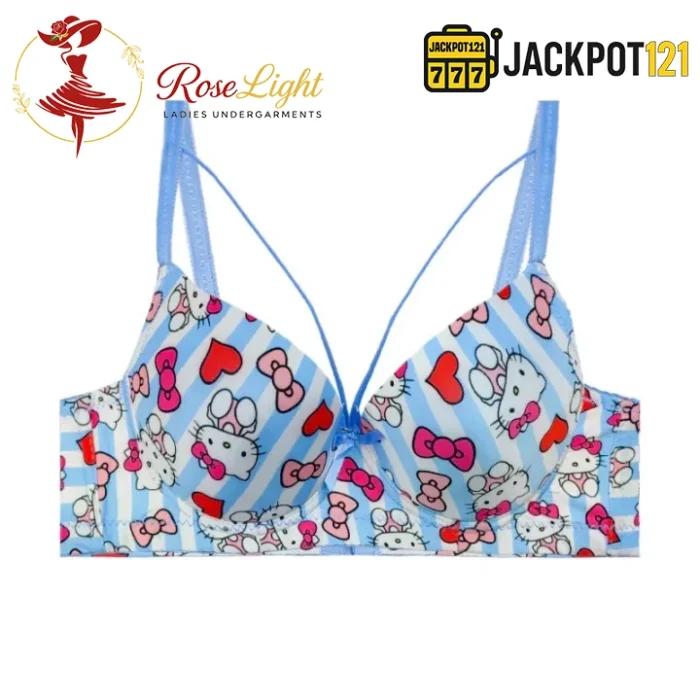 Hello Kitty Printed Push-Up Bra – Cute Thin Padded Stylish Daily Wear - Image 5