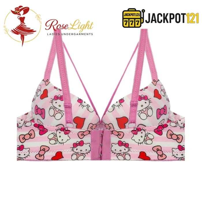 Hello Kitty Printed Push-Up Bra – Cute Thin Padded Stylish Daily Wear - Image 7