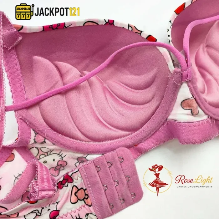 Hello Kitty Printed Push-Up Bra – Cute Thin Padded Stylish Daily Wear - Image 9
