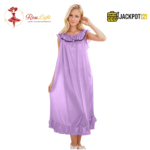 Soft Satin Silk Nightgown – Elegant Summer Sleepwear - Image 15