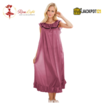 Soft Satin Silk Nightgown – Elegant Summer Sleepwear - Image 22