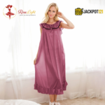 Soft Satin Silk Nightgown – Elegant Summer Sleepwear - Image 27