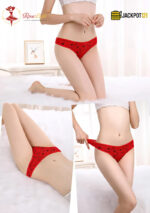 Pack of 3 Cute Printed Seamless Cotton Thong Panties – Soft & Breathable Everyday Wear - Image 2