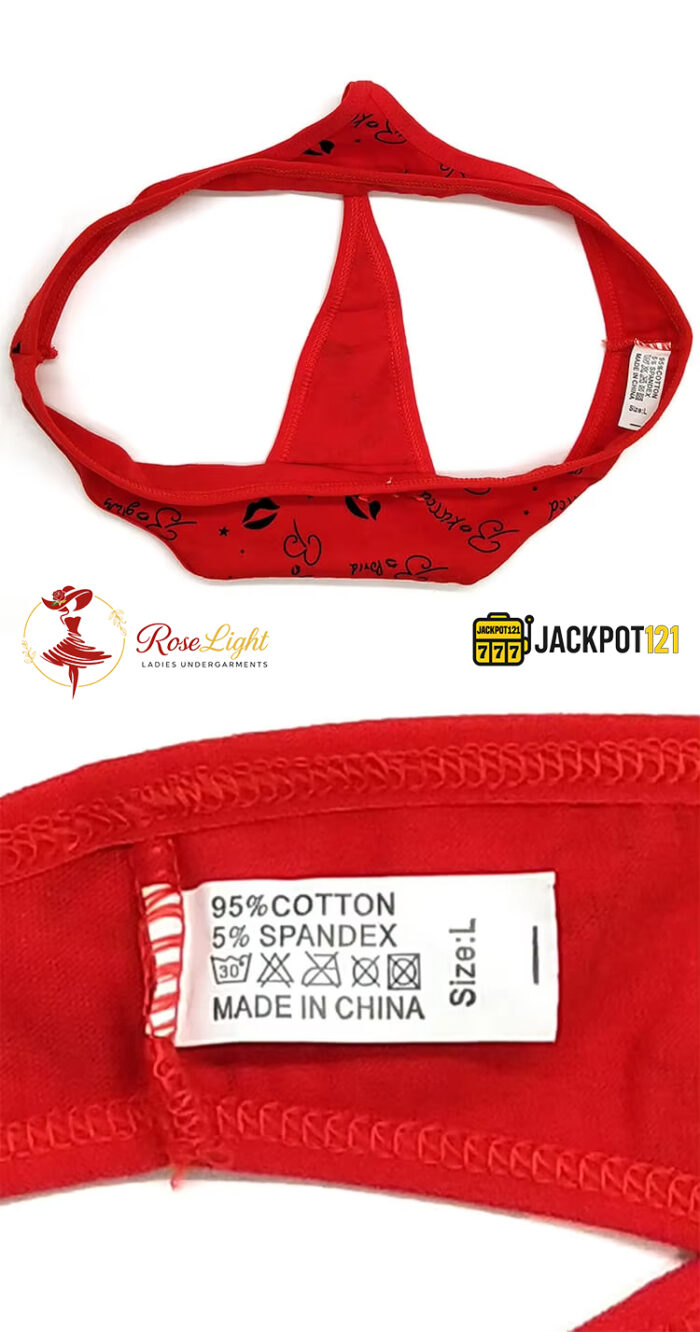 Pack of 3 Cute Printed Seamless Cotton Thong Panties – Soft & Breathable Everyday Wear - Image 6