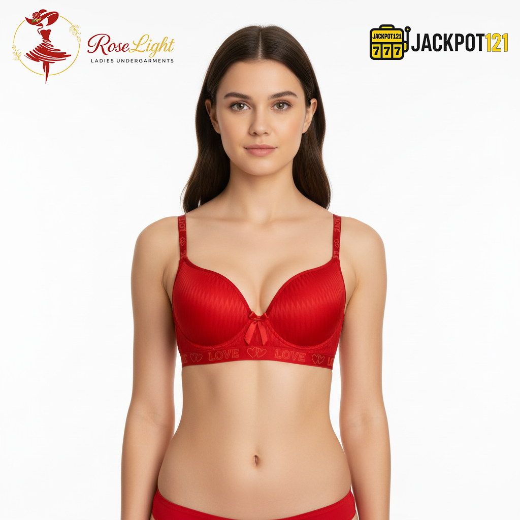 Red - Light Padded Comfort Bra – Smooth Support Everyday Bra Light Padded Comfort Bra – Smooth Support Everyday Bra - Image 1