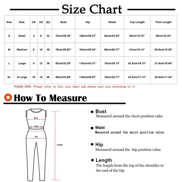 Relaxed Fit Cotton Lounge Set – Women’s Two-Piece Summer Pajama Set - Image 12