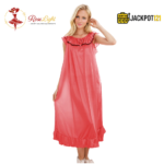 Soft Satin Silk Nightgown – Elegant Summer Sleepwear - Image 36