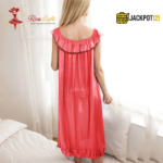 Soft Satin Silk Nightgown – Elegant Summer Sleepwear - Image 37