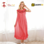 Soft Satin Silk Nightgown – Elegant Summer Sleepwear - Image 39