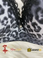 Diana Rose Leopard Print Demi Cup Push-Up Bra - Image 16