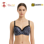 Diana Rose Leopard Print Demi Cup Push-Up Bra - Image 13