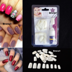 AILA Bond Artificial Nails With Nail Glue - Image 2