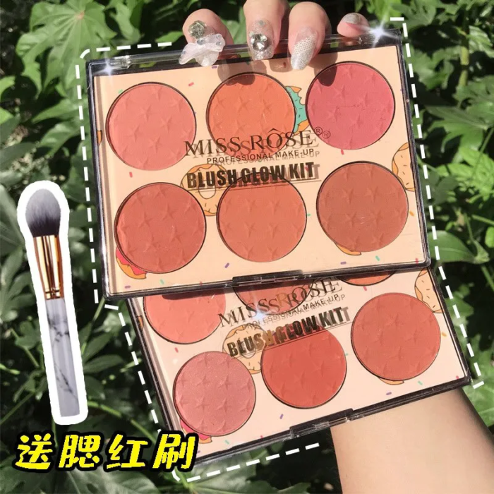 Miss Rose 6 Color Makeup Blush Glow Kit - Image 2