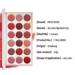 Miss Rose 18 Colors Matte Lipstick Palette - Image 2