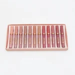 Nude Lipgloss Set (12 Pcs) – Long Lasting | Non-Sticky | High Shine Natural Finish - Image 3