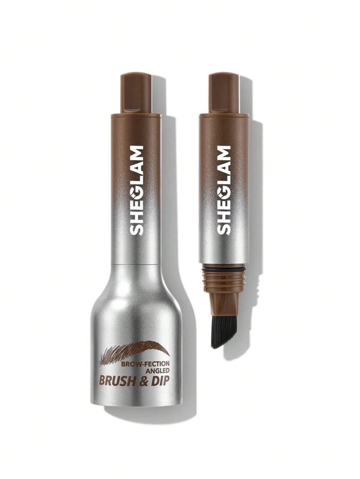 EyeBrow fection Angled Brush and Dip Liquid Eyebrow Gel Pen Waterproof - Image 2