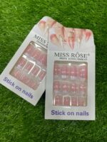 Random color Choose 1 Color Nails Pack (NEW) Artificial Nails Stick On - Image 3