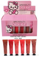 Cheek Heat Gel-Cream Blush Warda Beauty Cheek Heat For Lips And Cheeks (pack of 6) - Image 3