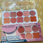 Miss Rose 10-Colors Clover Blusher Palette