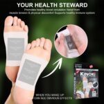 Kiyome Kinoki Detox Foot Pads - Soothing Wormwood Scent - for Cleansing Remove Toxins,10 Pads Charcoal Deep Cleansing Detoxify Blood Circulation Foot Pad,Stress & Pain Relief Sleep Patch for Men & Women,Weight loss & Detoxification (Charcoal10 Pads) - Image 8