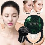SUNISA Foundation Base Water proof Mushroom Head Air Cushion, BB CC Cream Moisturizing, Liquid Foundation with Sponge - Image 5
