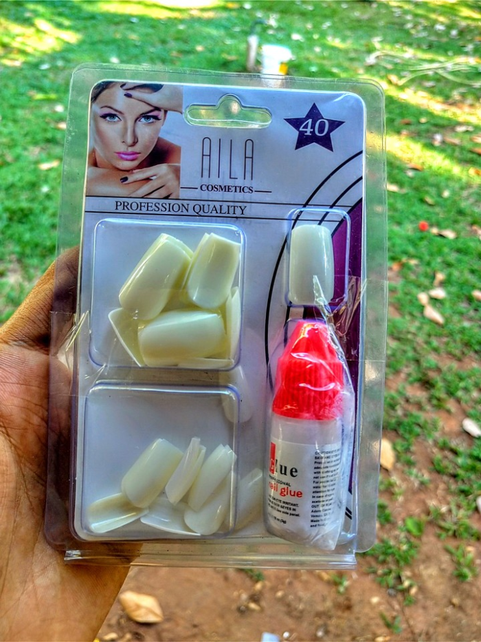 AILA Bond Artificial Nails With Nail Glue - Image 5