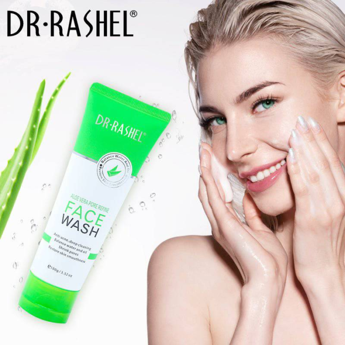 DR RASHEL Aloe Vera Pore Refine Face Wash - Image 4