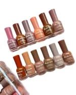 Pack of 12 Nude Permanent Nail Polish Light Amazing Colors Series - Image 5