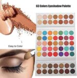 63 Colors EyeShadow Palette Powder Profession Gorgeous Me Cosmetics Perfect Color Eye Shadow Tray (Multicolor) - Image 2