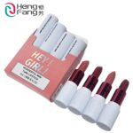 Hengfang Hey Girl Mini Matte Lipstick Set – 4 Pack - Image 3