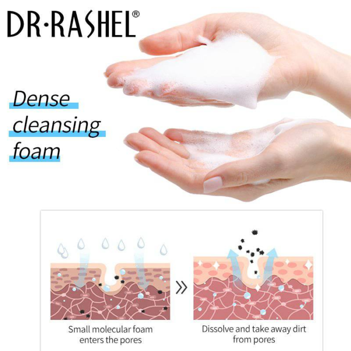 DR RASHEL Hyaluronic Acid Moisturizing and Smooth Face Wash - 100g - Image 6