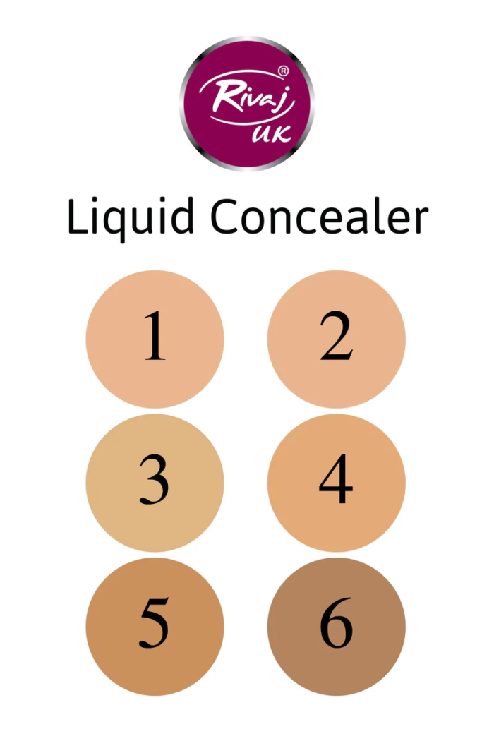 Rivaj Liquid Concealer 3ml – Full Coverage Lightweight Concealer - Image 2