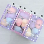 Kiss Lovely soft 9 Piece Makeup Puff Set with 3 shape soft cushion puffs