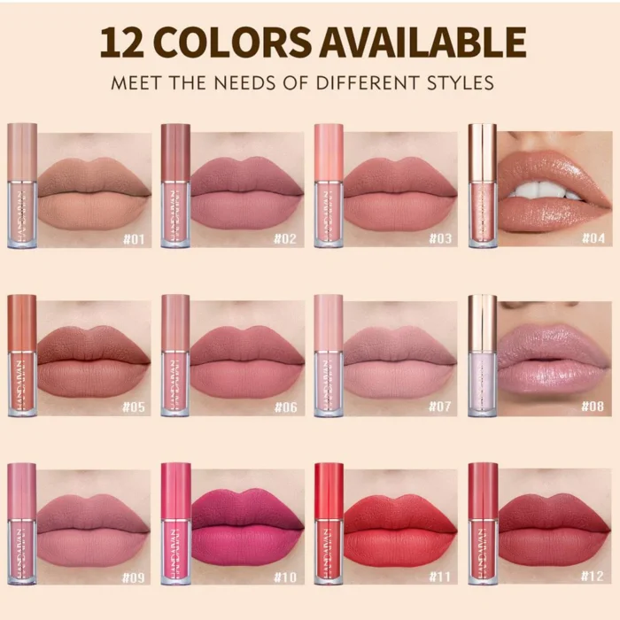 Lipstick Set Matte Lip Gloss Makeup Set Waterproof Long Lasting No Ratings - Image 2