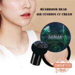 SUNISA Foundation Base Water proof Mushroom Head Air Cushion, BB CC Cream Moisturizing, Liquid Foundation with Sponge - Image 4