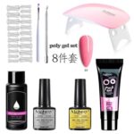 Poly Gel Nail Set - High Quality - With UV Led Nail Lamp , Nails Poly Gel Nail Set - High Quality - With UV Led Nail Lamp , Nails