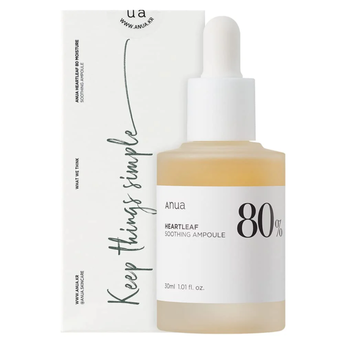 Anua Heartleaf 80+ Panthenol Moisture Soothing Ampoule - Image 6