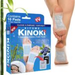 Blueberry Kinoki Detox Foot Patches Organic Herbal Overnight Foot Care Pads for Relaxation, Tired Feet Comfort, Natural Wellness Support, Easy Night Use – 10 Pieces - Image 3