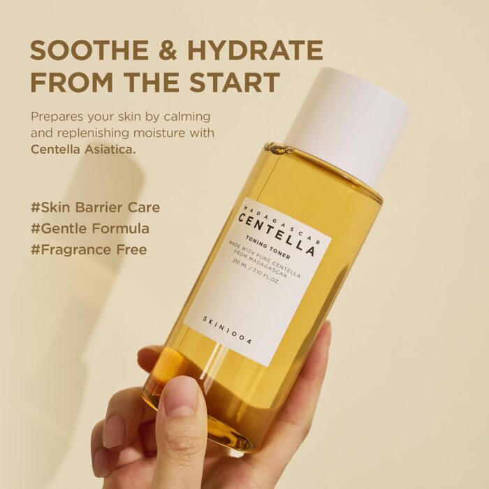 Skin1004 Centella Asiatica Toning Toner - Gentle Exfoliating PHA Toner (210ml or 7.1 fl. oz) - Image 9