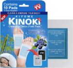 Blueberry Kinoki Detox Foot Patches Organic Herbal Overnight Foot Care Pads for Relaxation, Tired Feet Comfort, Natural Wellness Support, Easy Night Use – 10 Pieces - Image 2