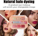 Twelve Color Diamond Eye Shadow Pearlescent Natural Three High Gloss Brightening One Eyeshadow Waterproof Long Lasting Pearlescent Smoky Makeup Eye Makeup Glitter for Eyes - Image 5