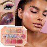 Twelve Color Diamond Eye Shadow Pearlescent Natural Three High Gloss Brightening One Eyeshadow Waterproof Long Lasting Pearlescent Smoky Makeup Eye Makeup Glitter for Eyes - Image 6